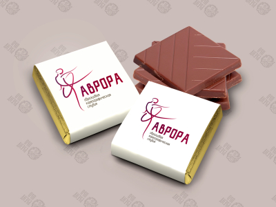 Шоколад с логотипом, 10 г Шоколад с логотипом, 10 г