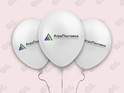 Воздушные шары с логотипом, печать в 3 цвета Воздушные шары с логотипом, печать в 3 цвета